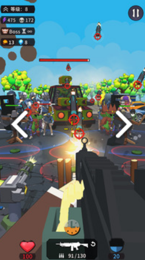 方块人绝地吃鸡战场