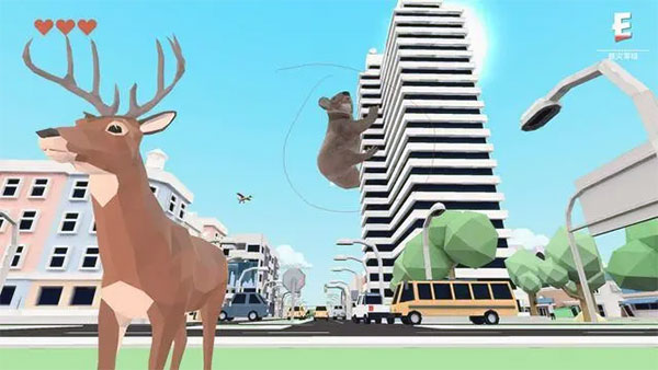 一只非常普通的鹿